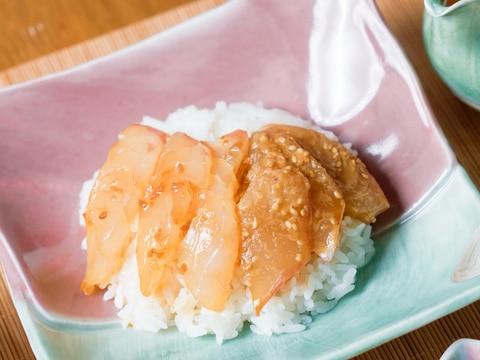 鯛茶漬け〜ごまだれ風味